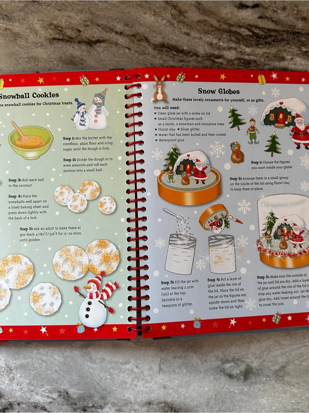 Igloo Blue Holiday Craft Book Cover with Multicolor Accents
